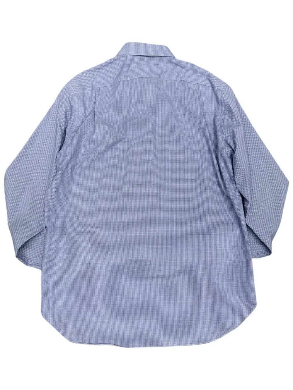 J. CREW Men's EUC Ludlow Slim-fit Stretch Gingham Dress Shirt Navy | Size 16/34